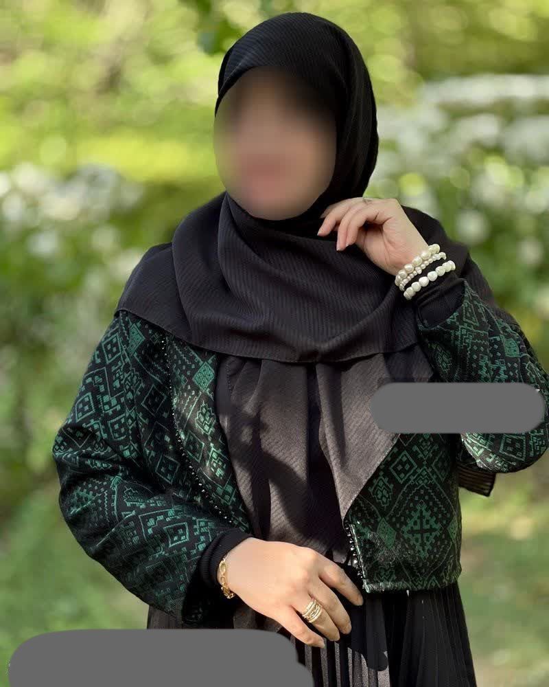 روسری مشکی راه راه قواره ۱۲۰ بسیار شیک و کاربردی